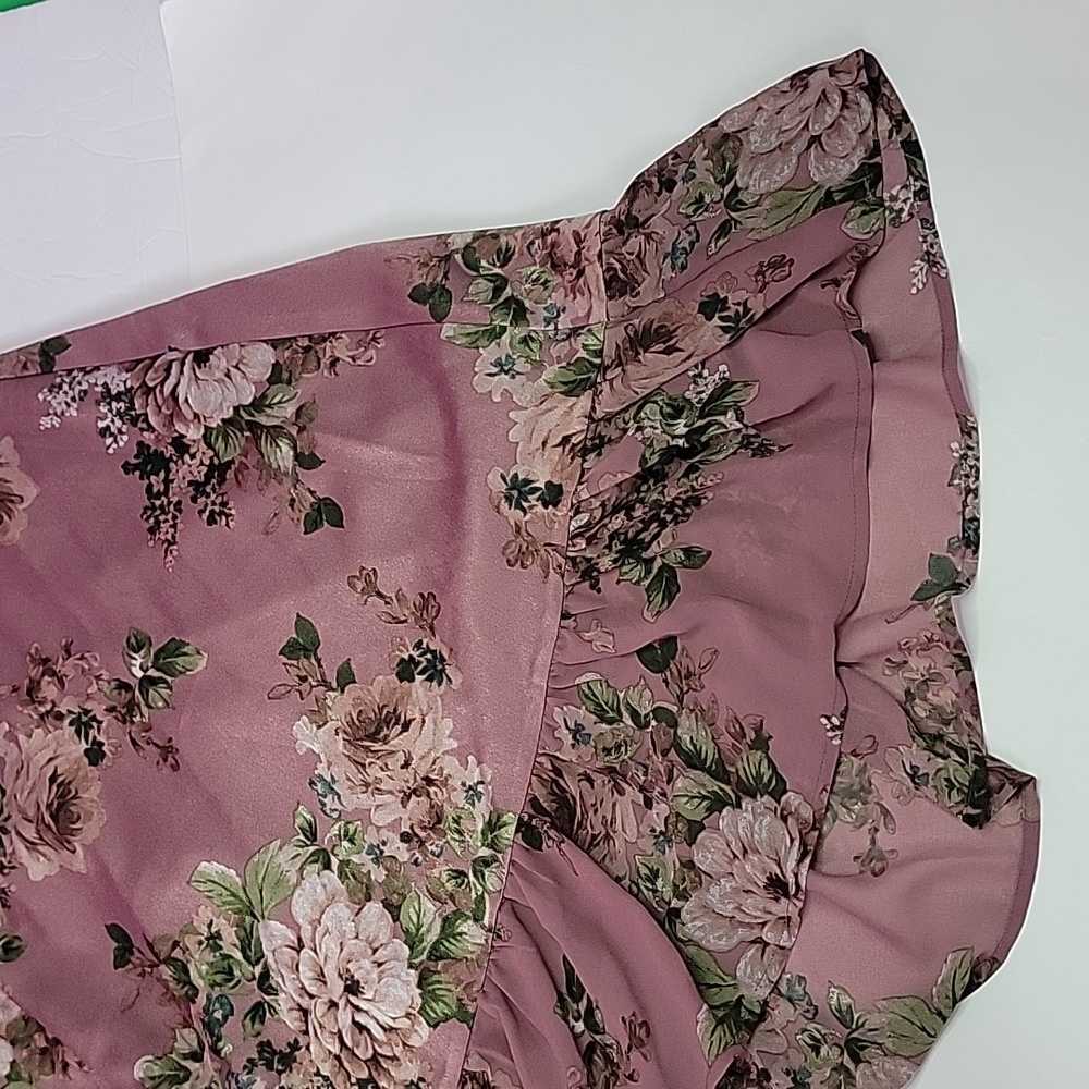 TORRID MIDI CHIFFON SURPLICE DRESS/ 2X. - Picture 12 of 13